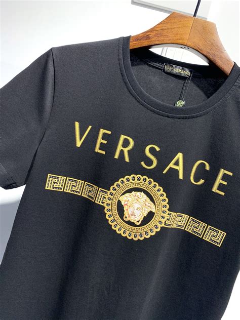 versace t shirt replica uk|Versace t shirts black.